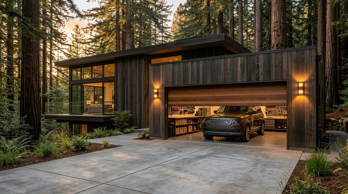 Hampton Garage Door Repair Garage Door Gliding Open Revealing Warm Illuminated Interior